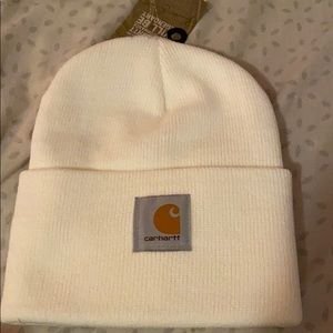 White Carhartt Beanie